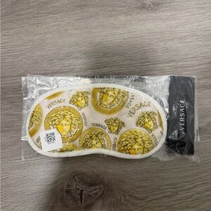Versace White and Silver Eye Mask